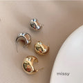 Hadasa Irregular Sphere Earrings [1LP9HH6J]