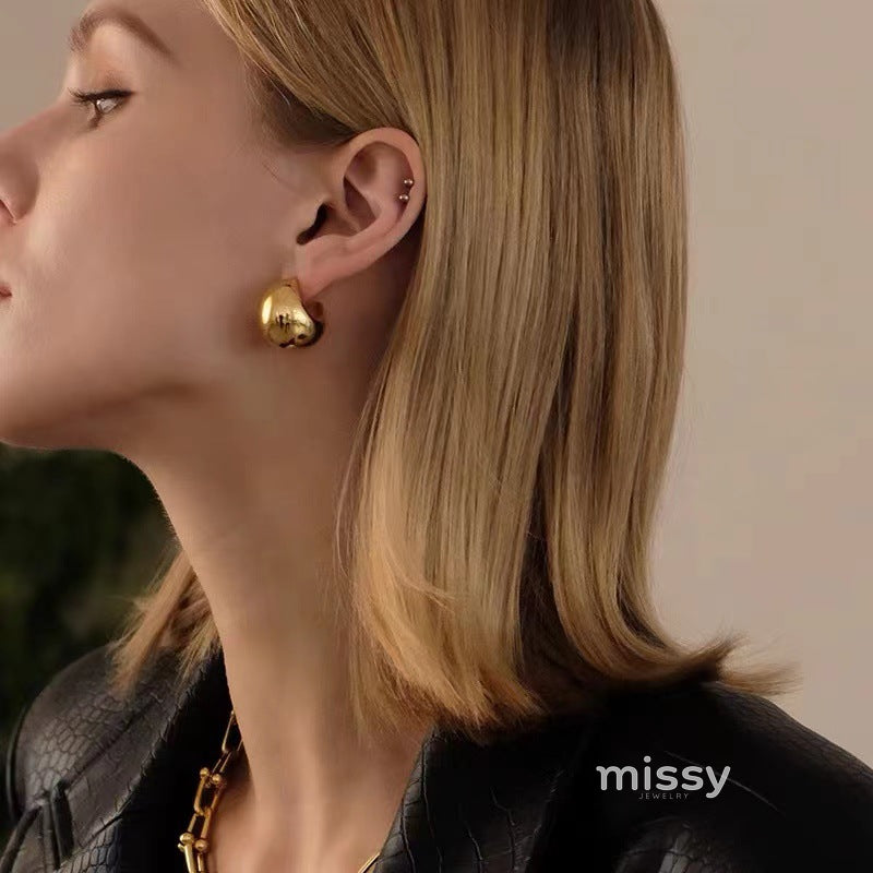 Hadasa Irregular Sphere Earrings [M9356MSU]