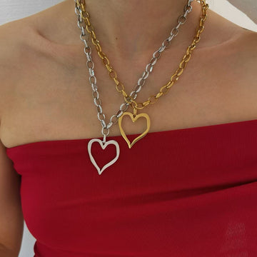 Haileigh Heart Pendant Set [FLHTHVB7]