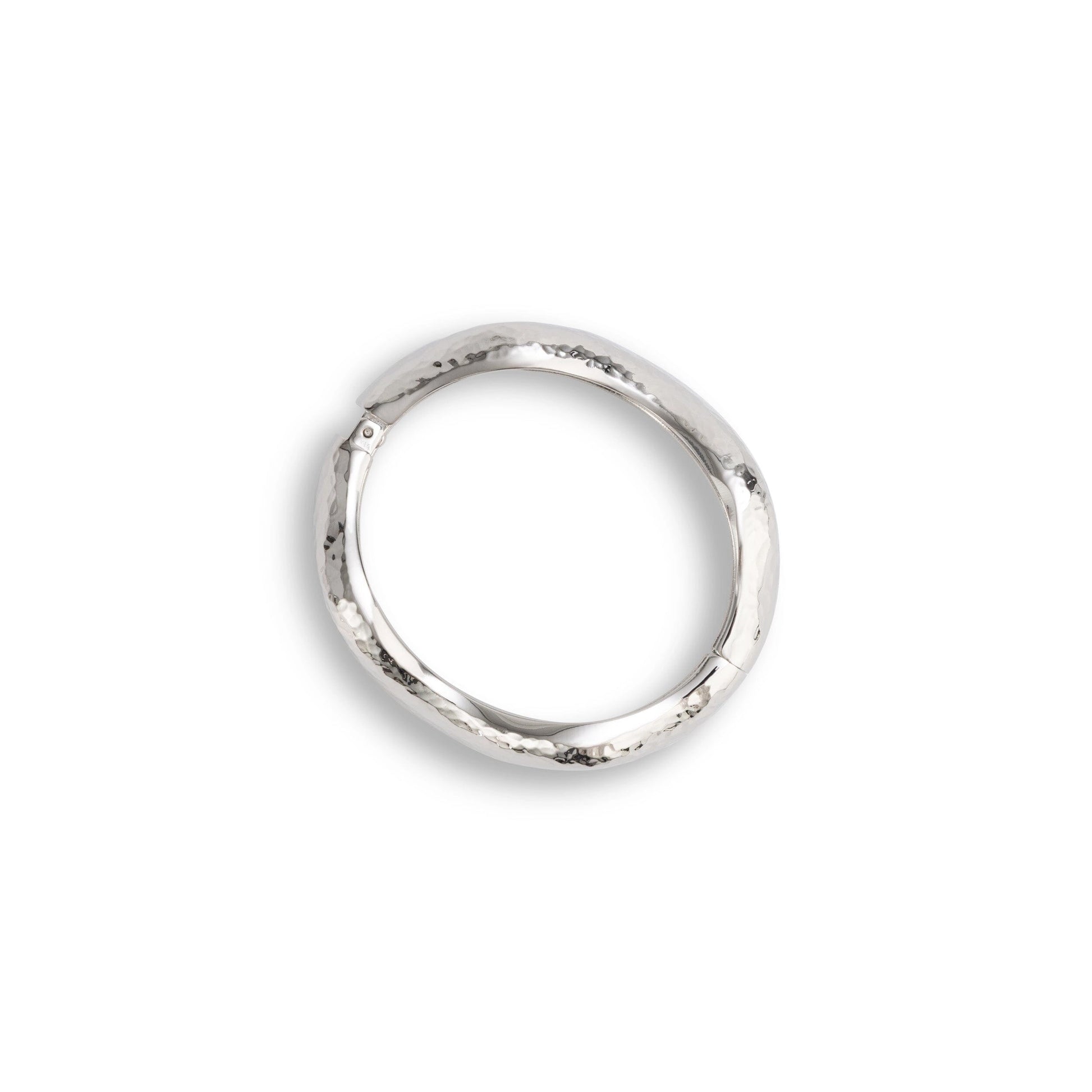 Missy Jewelry Haivyn Sculptural Organic Bangle - Silver
