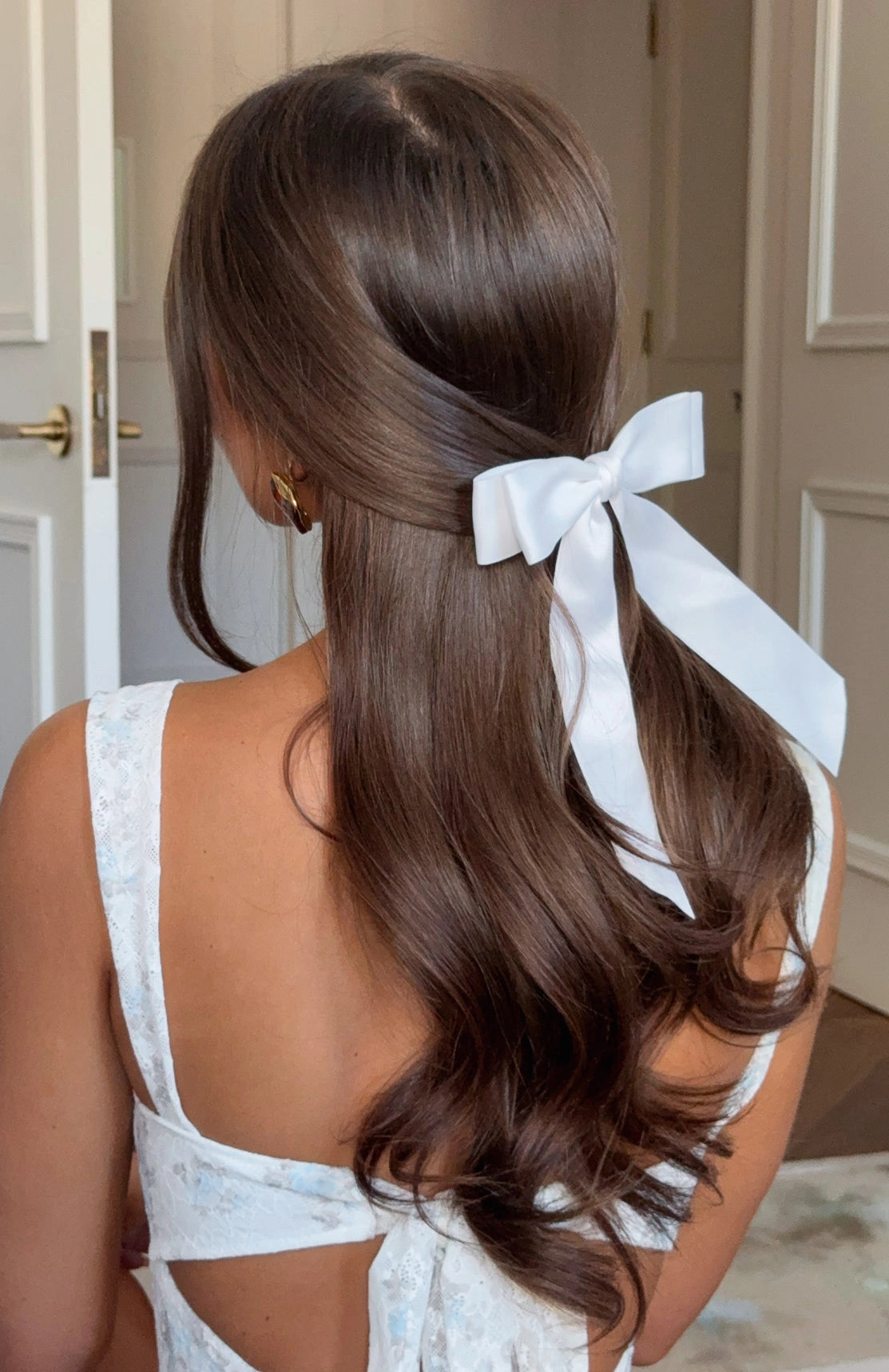 Missy Jewelry Halia Satin Bow Hair Clip