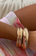Missy Jewelry Hallee Gold Stacking Bangle Set