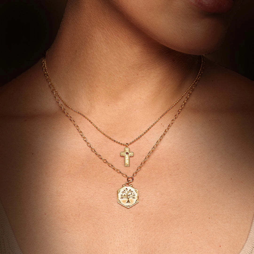Hamsa Hand and Heart Pendant Necklace [ETPT61MQ]