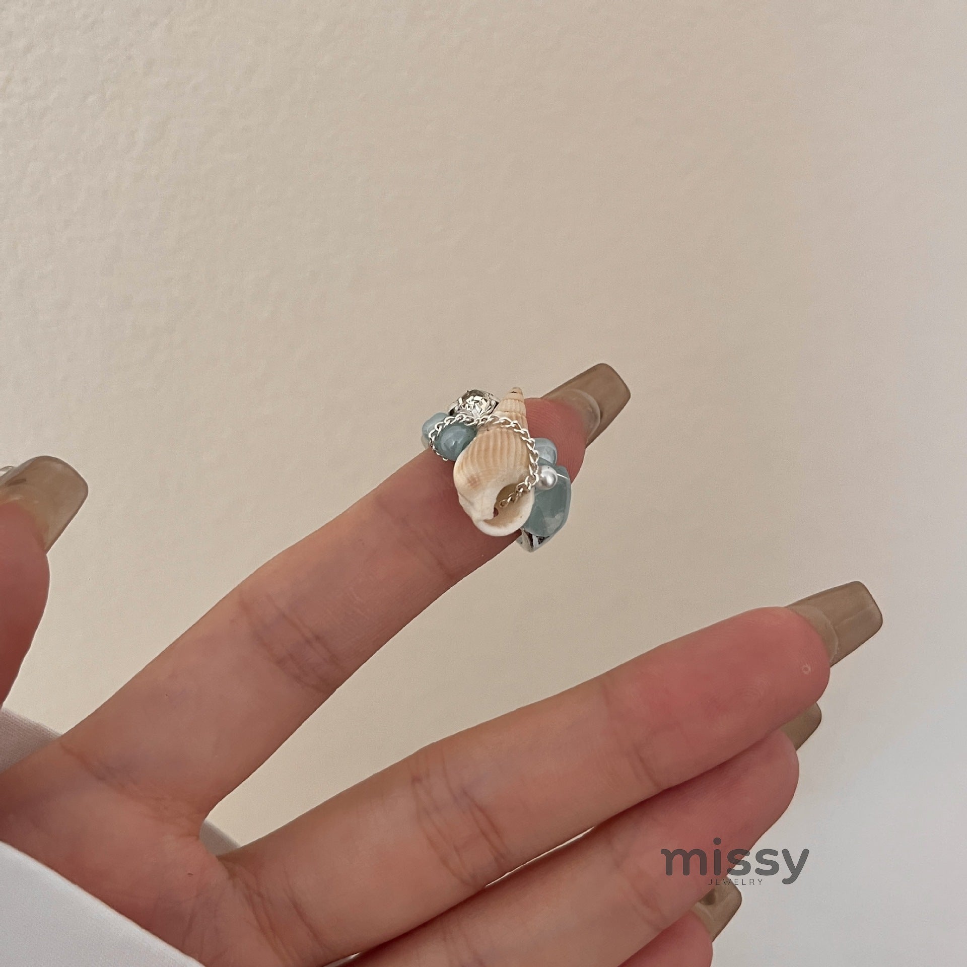 Harmoni Wide Ocean Ring [FPTCKF3G]