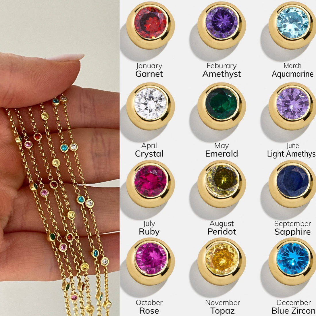 Hasset Delicate Birthstone Bracelet [BSXHJ1FR]