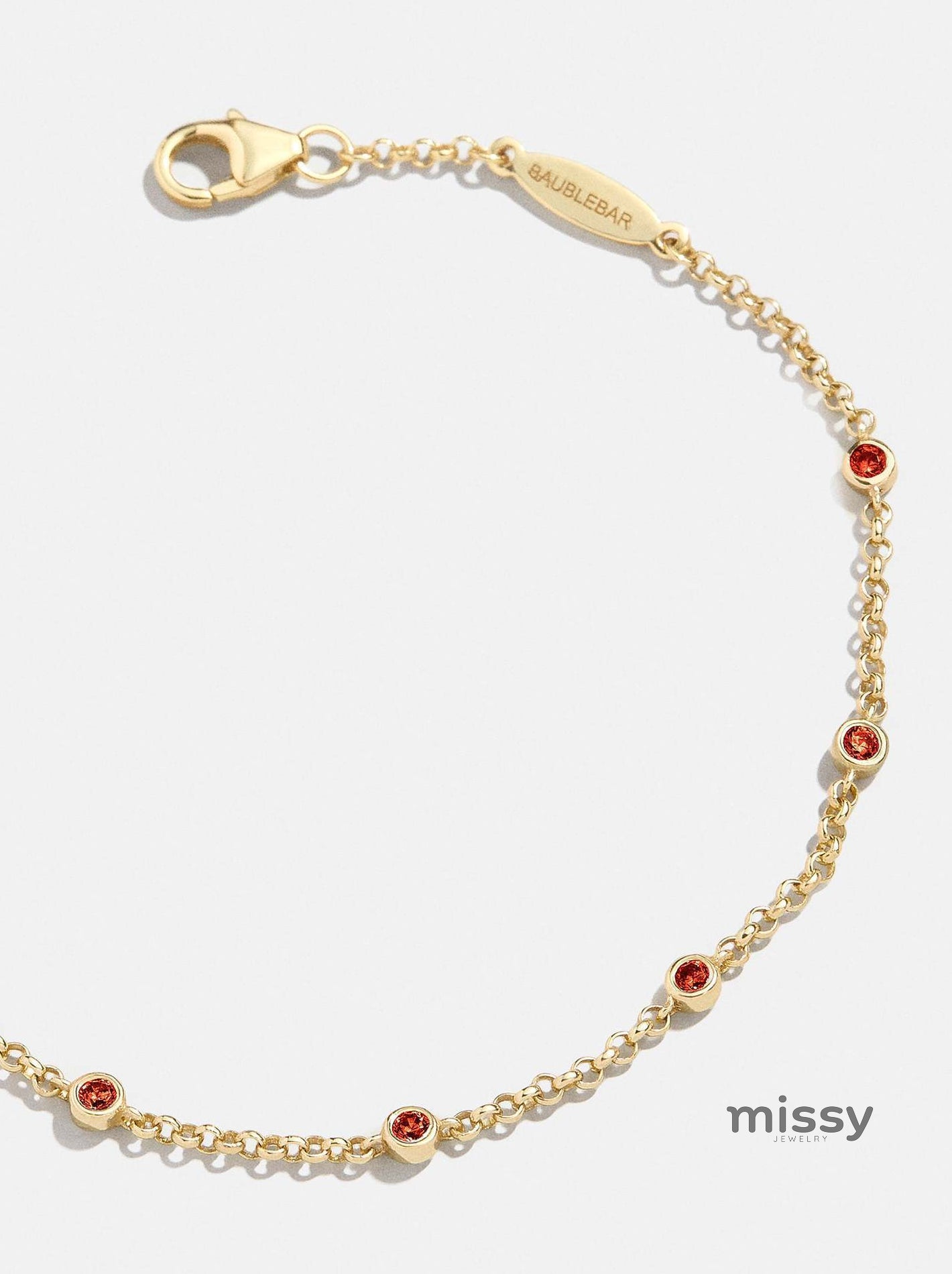 Hasset Delicate Birthstone Bracelet [LW0JI20U]