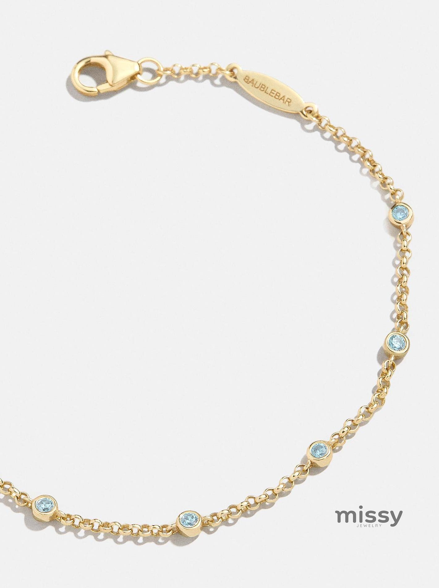 Hasset Delicate Birthstone Bracelet [LH0SI07M]