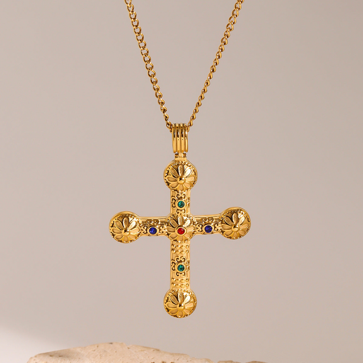 Hasset Rhinestone Pendant Necklace