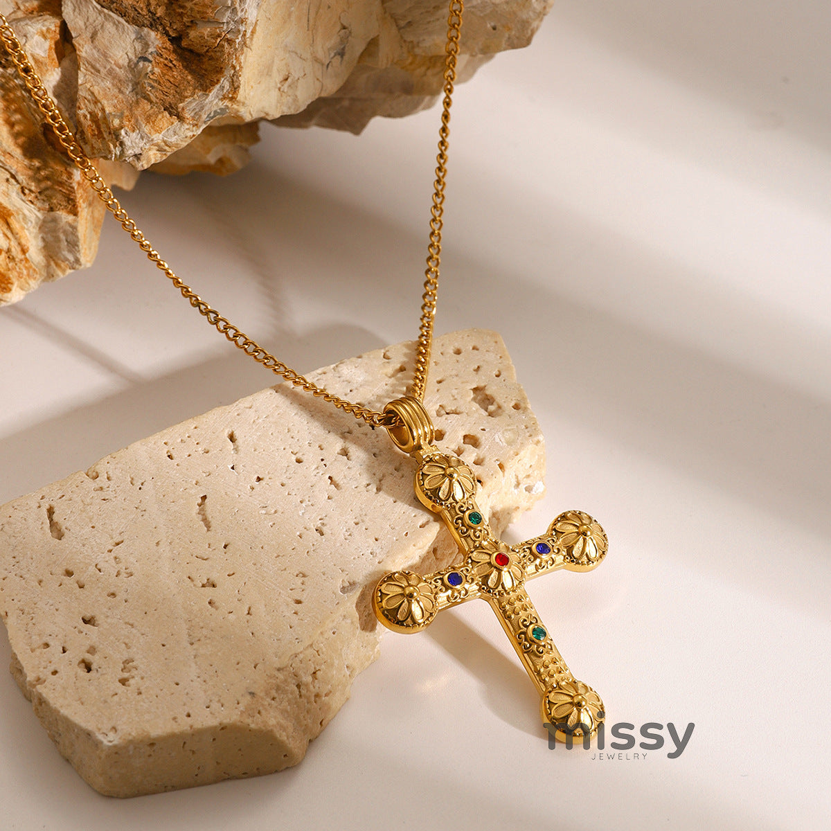 Hasset Rhinestone Pendant Necklace