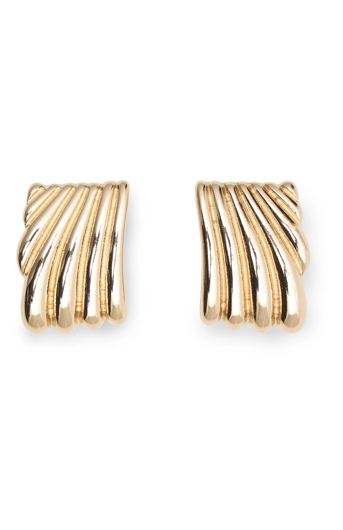 Missy Jewelry Hayslee Square Shell Stud Earrings