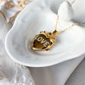 Heart and Oval Locket Necklaces [X2RG7V9M]