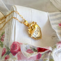 Heart and Oval Locket Necklaces [5WMB3VKY]