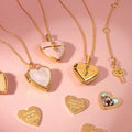 Heart Locket Pendant Necklace [U0GG65NO]