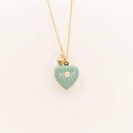 Heart Locket Pendant Necklace [5QE6V62K]