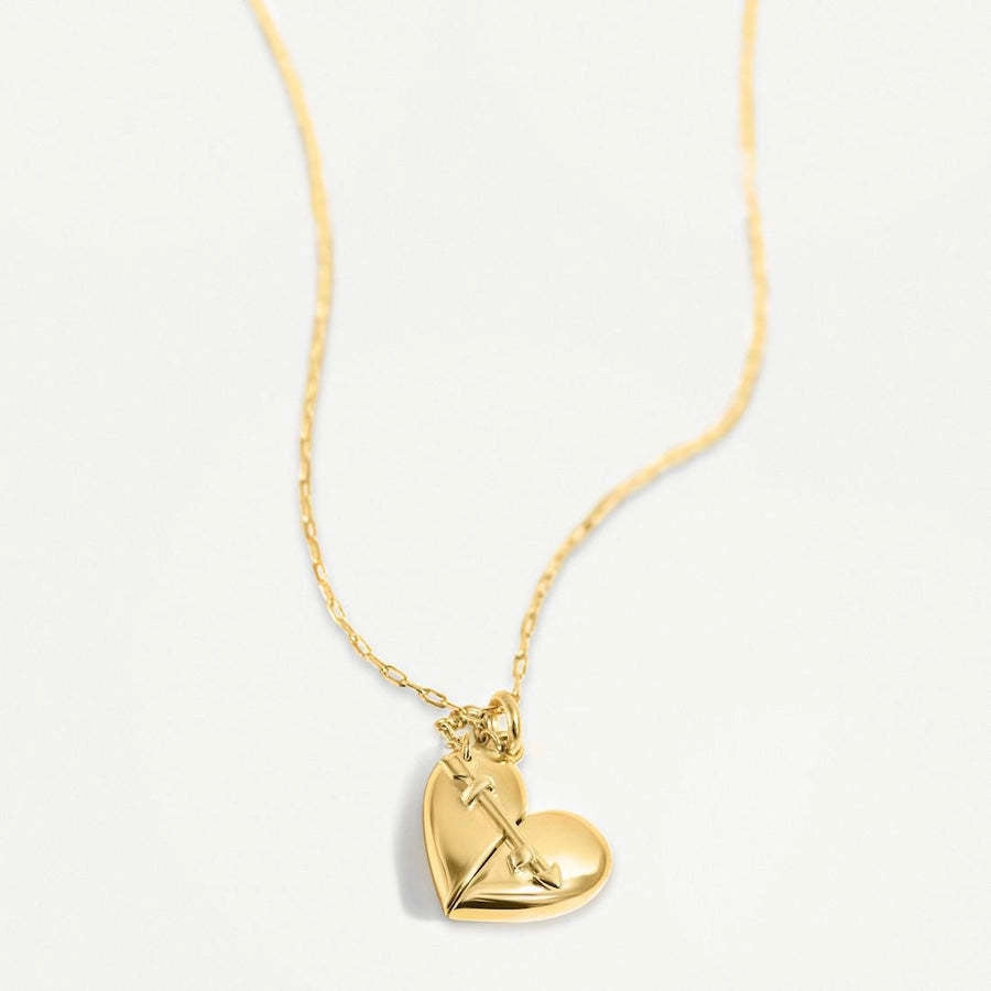 Heart Locket Pendant Necklace [WXGQFWVH]