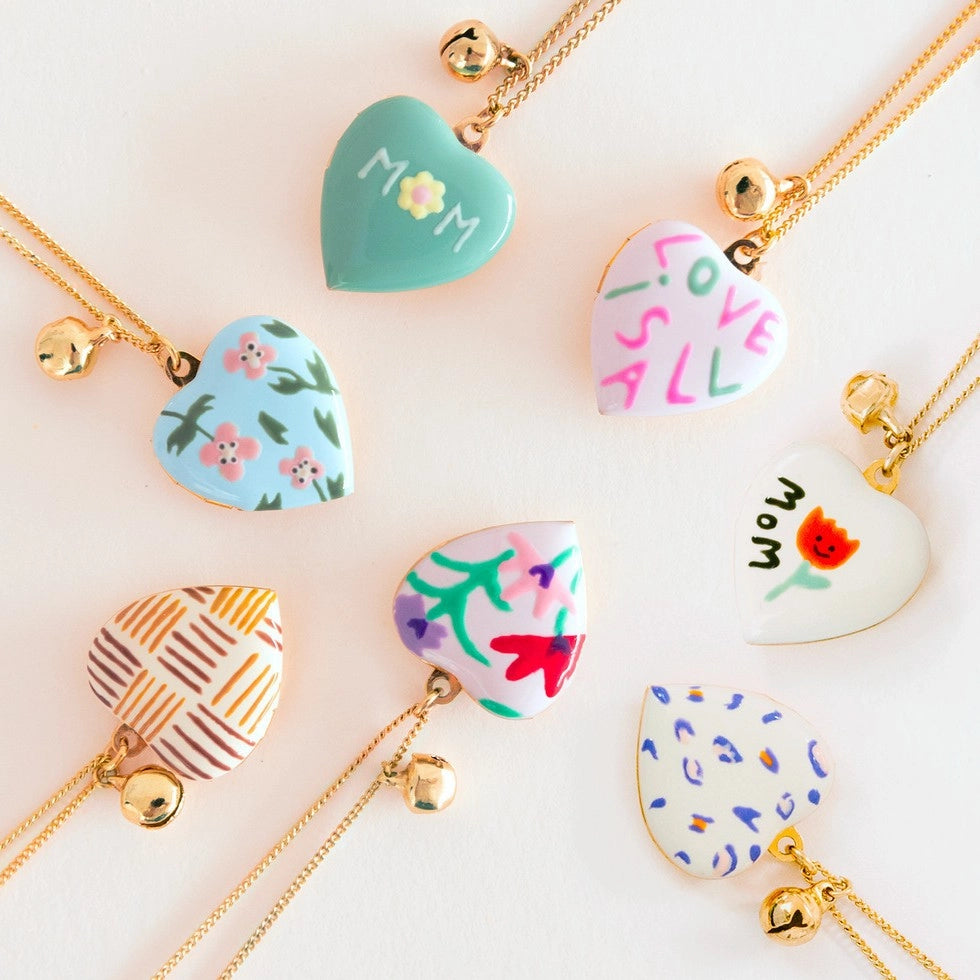 Heart Locket Pendant Necklace [ZQNXEXU0]