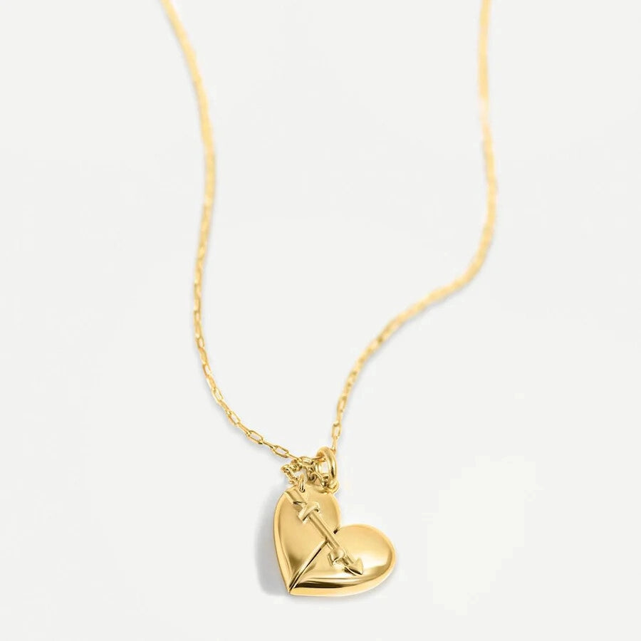 Heart Locket Pendant Necklace [HKAKYQDX]