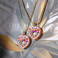 Heart Locket Pendant Necklace [HDRCI8WX]