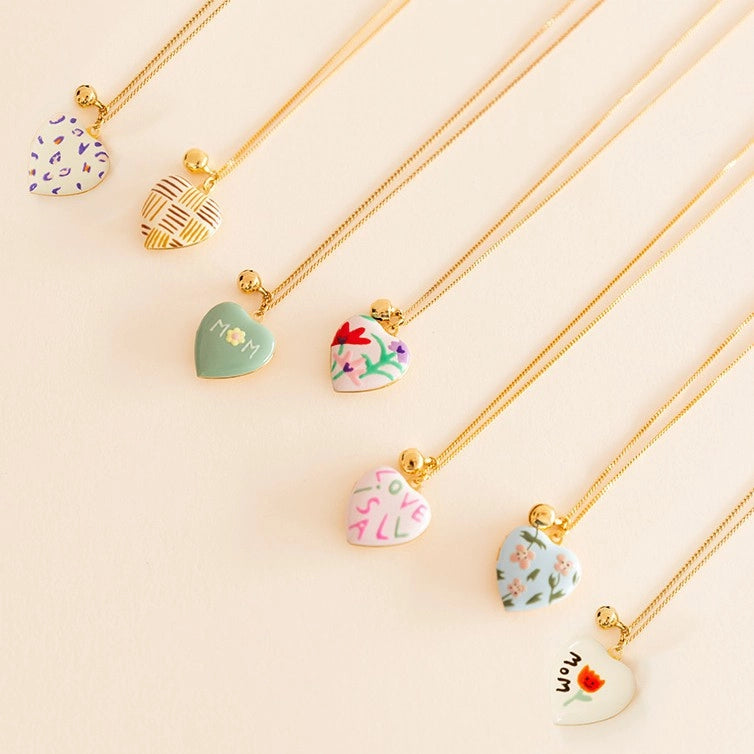 Heart Locket Pendant Necklace [ZQNXEXU0]