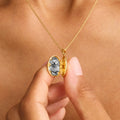 Heart Locket Pendant Necklace [9233RQPD]