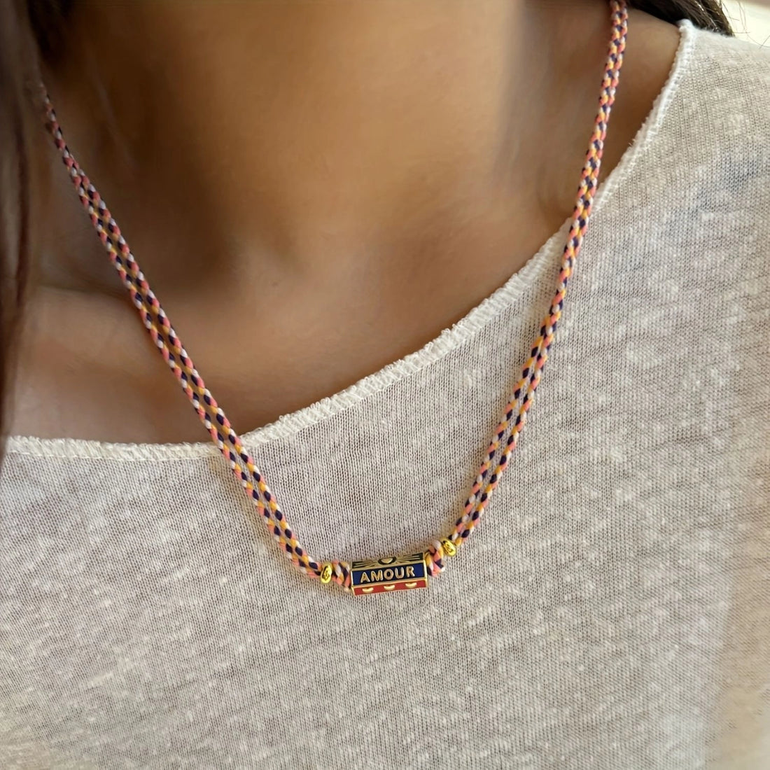 Heart Pendant Chain Necklace [TM8QYBC8]