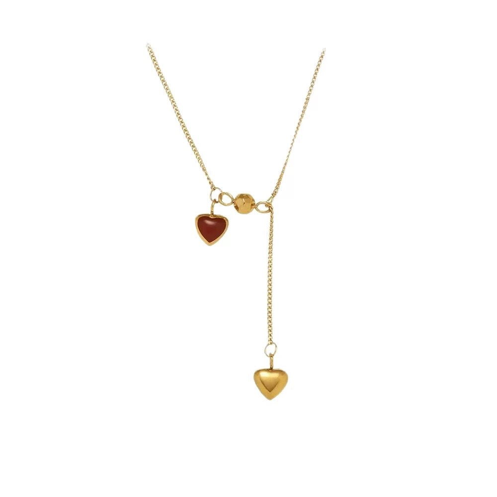Heart Tassel Adjustable Anklet [0I1R699D]