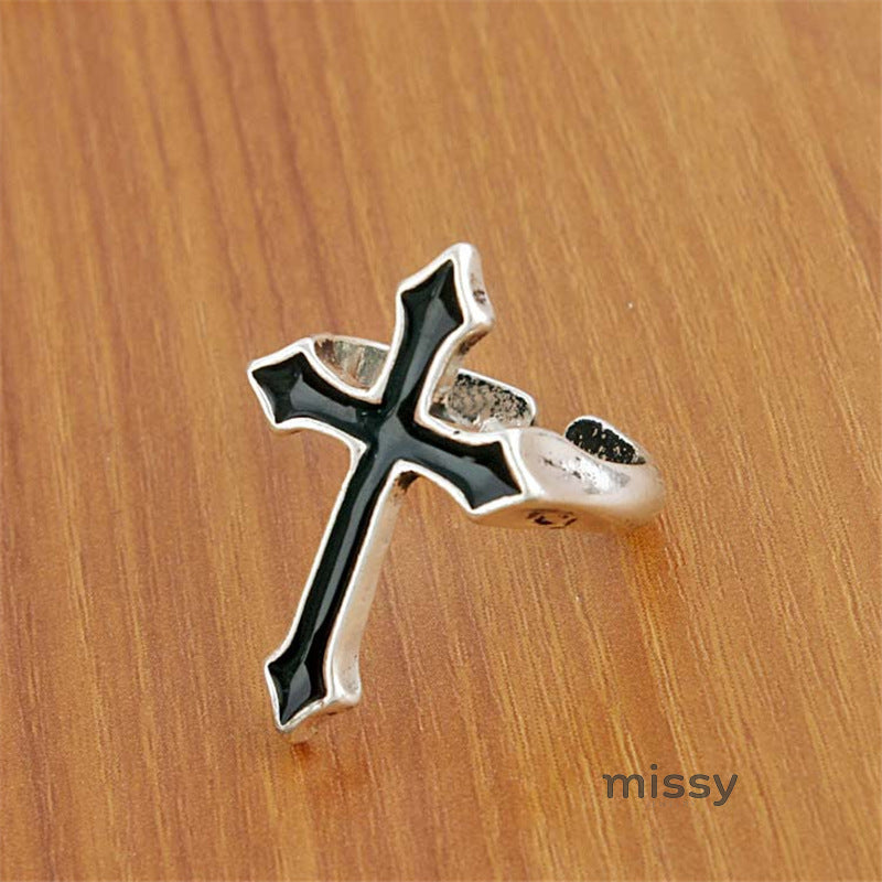 Heavenleigh Enamel Cross Ring [H0EIUFY5]