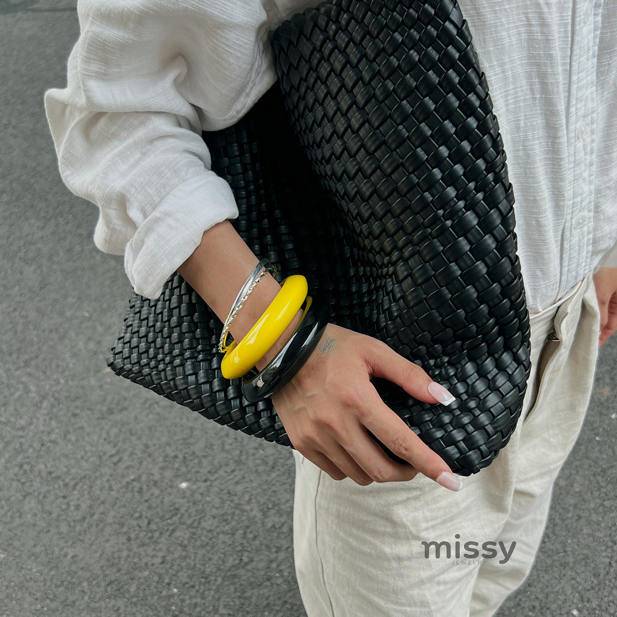 Heidy Chunky Resin Bangle [1DRTSSTH]