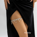 Helena Pearl Tassel Thigh Chain