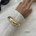 Helene Asymmetric Glossy Resin Bracelet [JC0ORBX6]