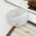Helene Asymmetric Glossy Resin Bracelet [0I4QZ4EU]