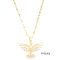 Hera Sparkling Phoenix Necklace [F4EY20WT]