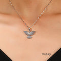Hera Sparkling Phoenix Necklace [YOUSC66B]