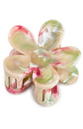Missy Jewelry Huda Marble Floral Hair Clip