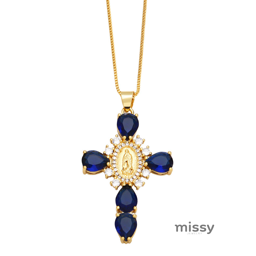 Ianna Madonna Cross Necklace [9JVYKRM1]
