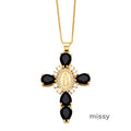 Ianna Madonna Cross Necklace [T0OQKLO9]