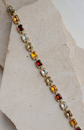 Missy Jewelry Ifrah Golden Gemstone Necklace
