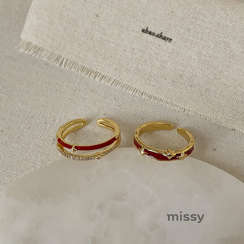 Ilaria Delicate Enamel Ring [I4UGS65G]
