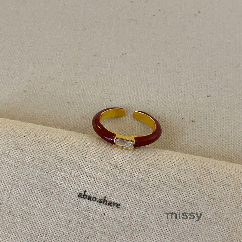 Ilaria Delicate Enamel Ring [XIO116K3]