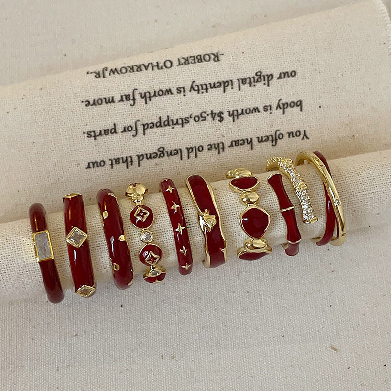 Ilaria Delicate Enamel Ring [SPPPBFD9]