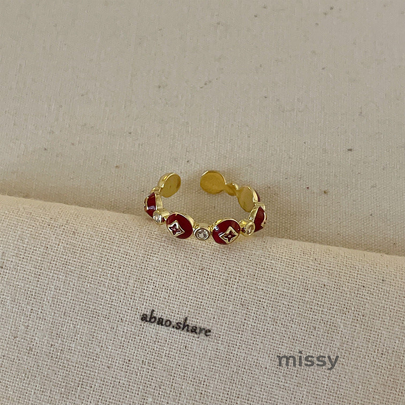 Ilaria Delicate Enamel Ring [4XXJ12FW]