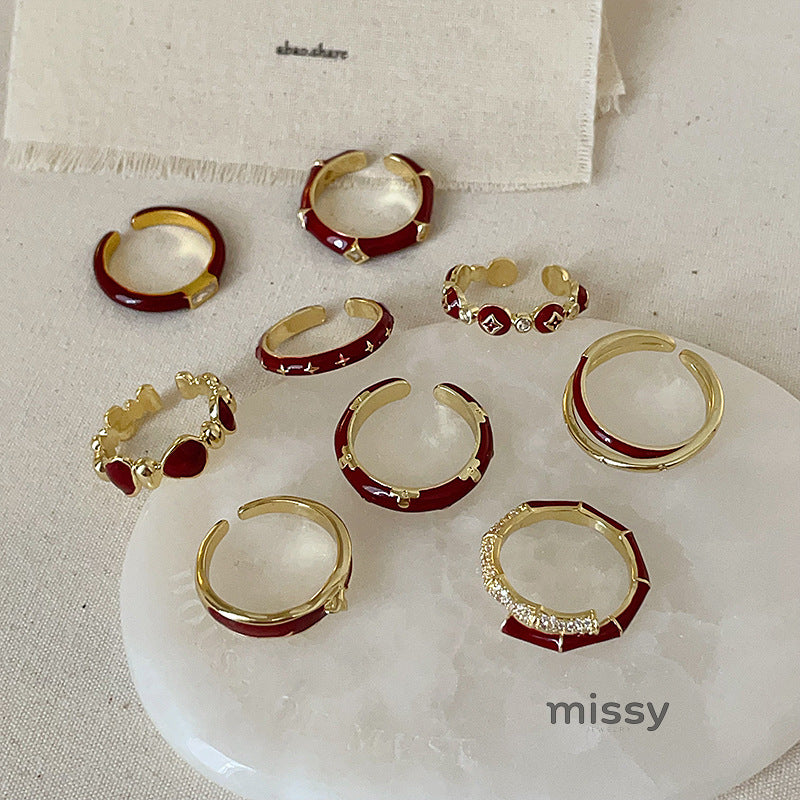 Ilaria Delicate Enamel Ring [SPPPBFD9]