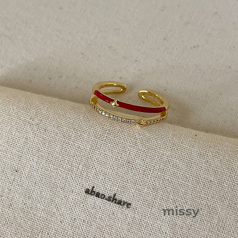 Ilaria Delicate Enamel Ring [FAKZ4S7N]