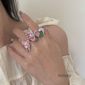 Indiana Enamel Butterfly Ring [TMSV6ALW]