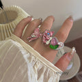 Indiana Enamel Butterfly Ring [TSNY4K1A]