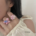Indiana Enamel Butterfly Ring [RSY2VHED]