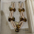 Indya Pearl Charm Choker