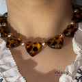 Indya Pearl Charm Choker