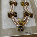 Indya Pearl Charm Choker