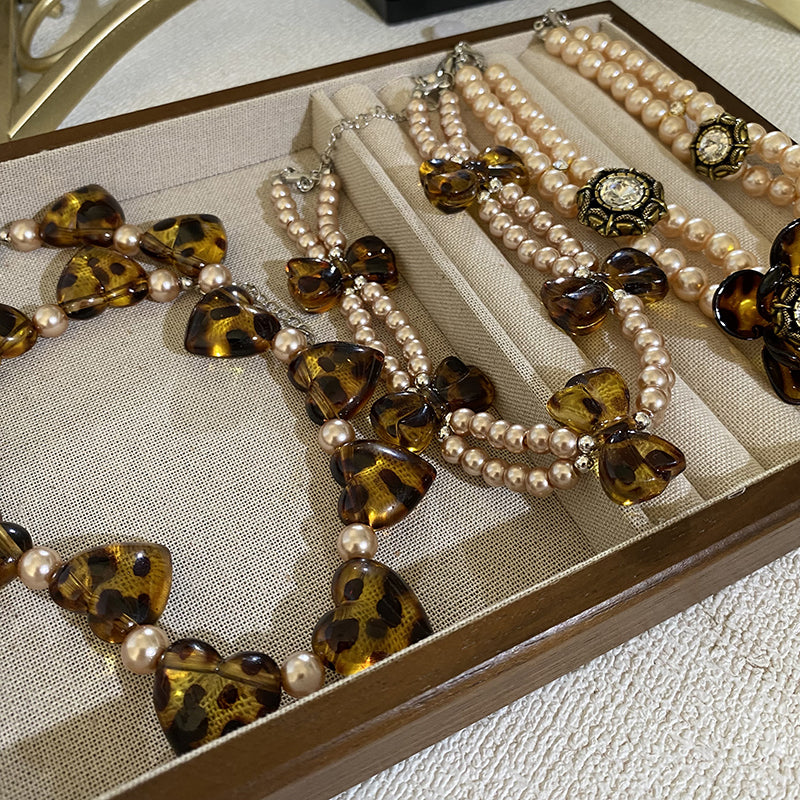 Indya Pearl Charm Choker